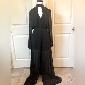 Black 4SI3NNA romper/ dress
